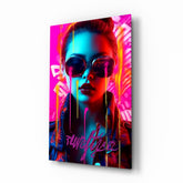 Stylish Woman Glass Wall Art || Designer Collection.